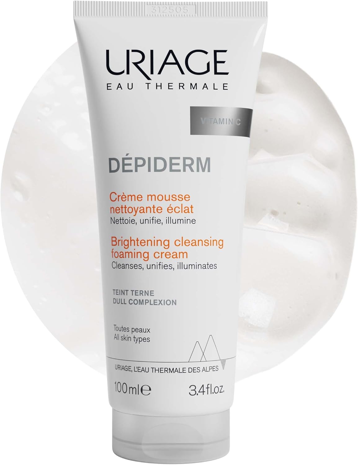 URIAGE DEPIDERM BRIGHTENING CLEANSING FOAM CR100ML
