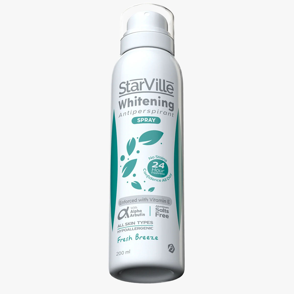 STARVILLE WHITENING DEO SPRAY FRESH BREEZ 200ML.