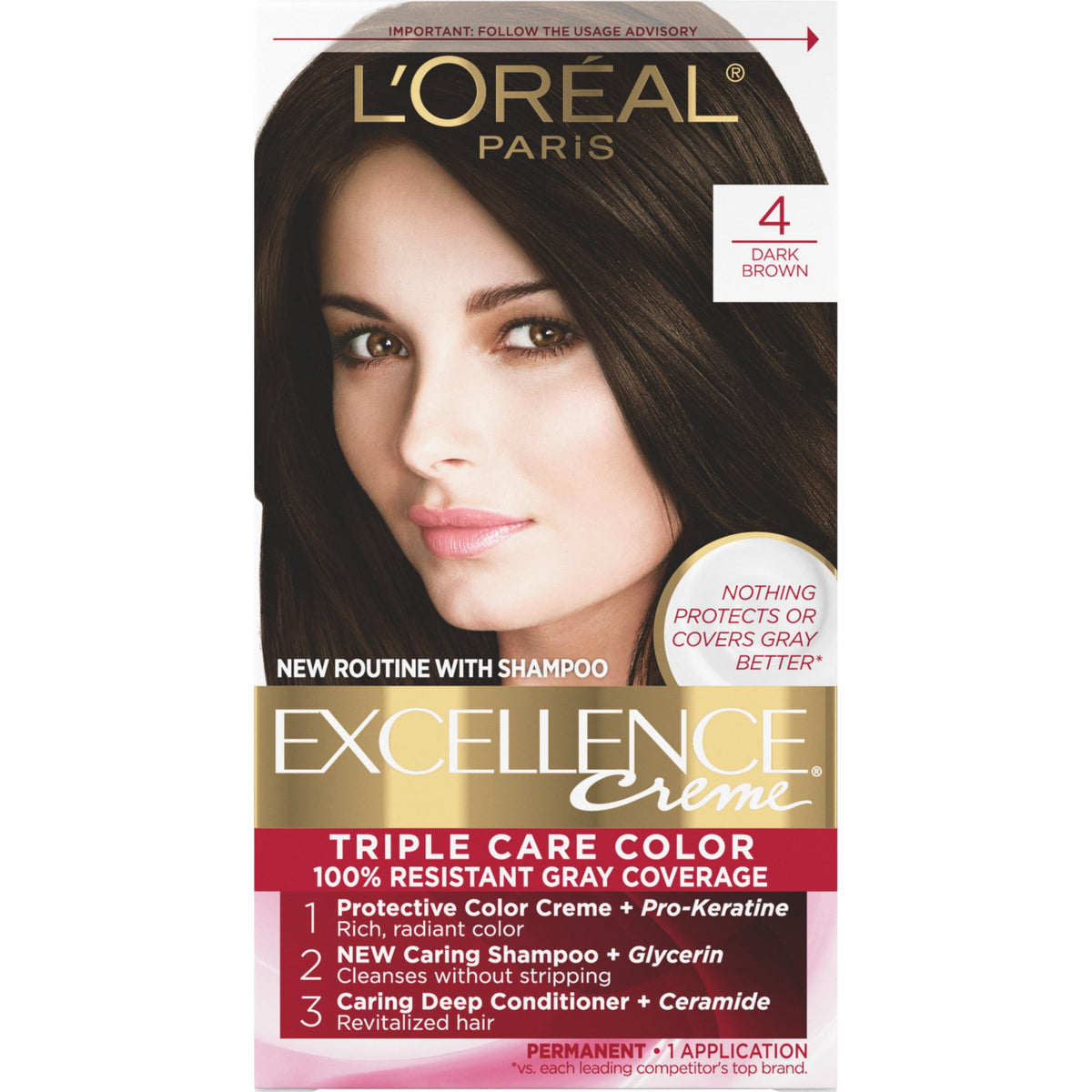 LOREAL EXCELLENCE (4) BROWN