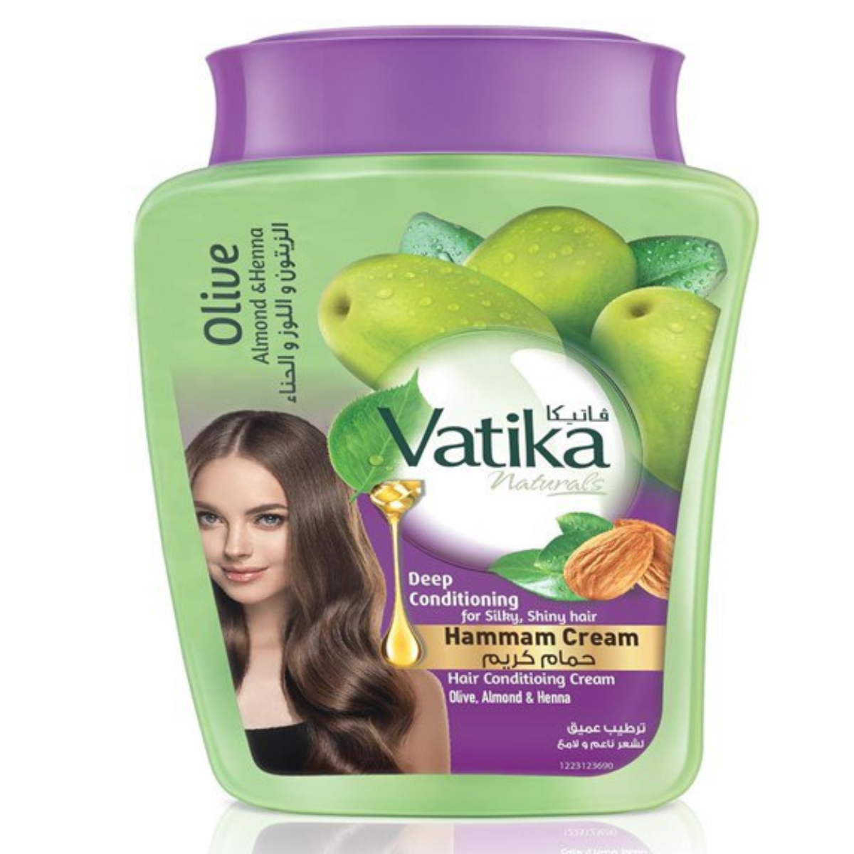 VATIKA HAIR MASK 900 GM OLIVE,HENNA & ALMOND