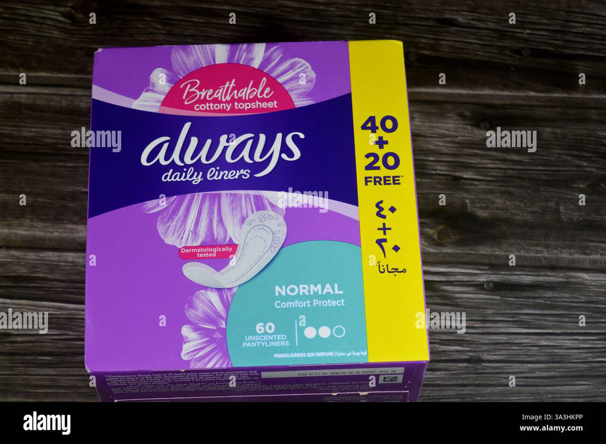 ALWAYS DAILY NORMAL COMFORT PROTECT 60 LINERS