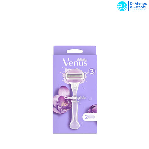 GILLETTE VENUS COMFORTGLIDE BREEZE RAZOR + 2 CART