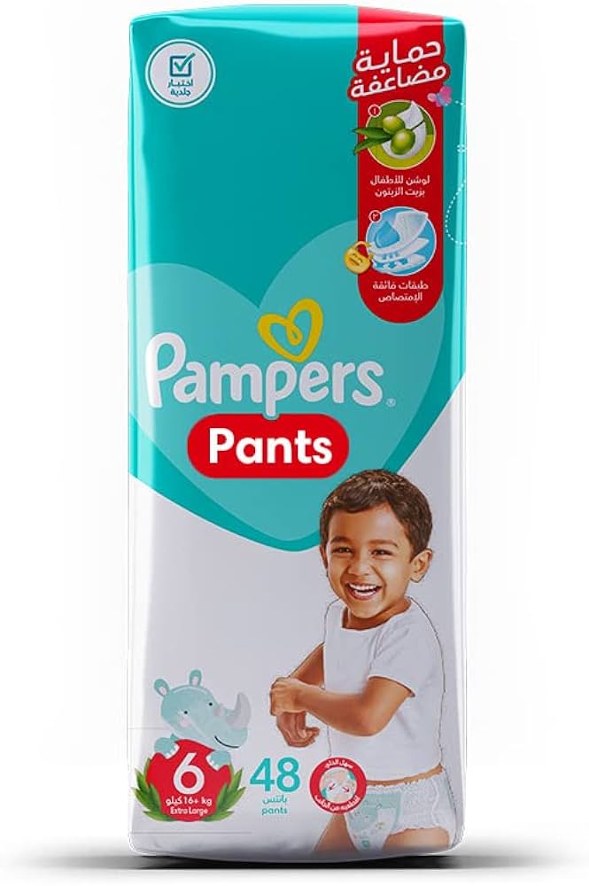 PAMPERS PANTS 6X48/64 (+16 KG)