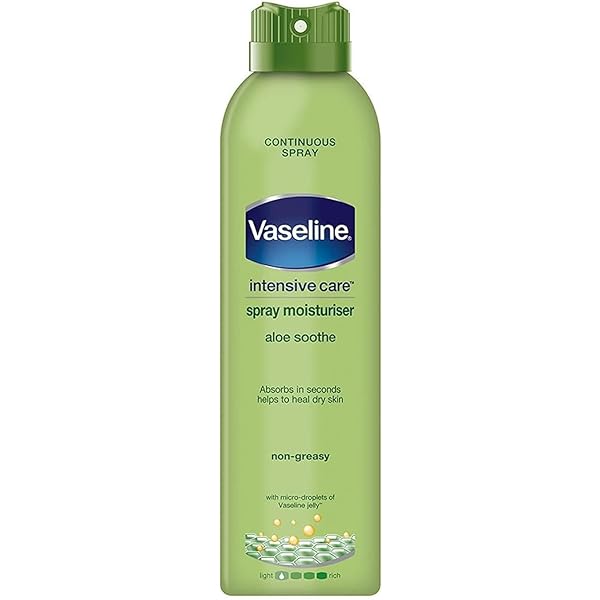 VASELINE B. LOTION SPRAY ALOE SOOTH 190ML