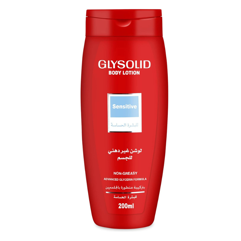 GLYSOLID B.LOTION(SENSITIVE)NON-GREASY200ML.