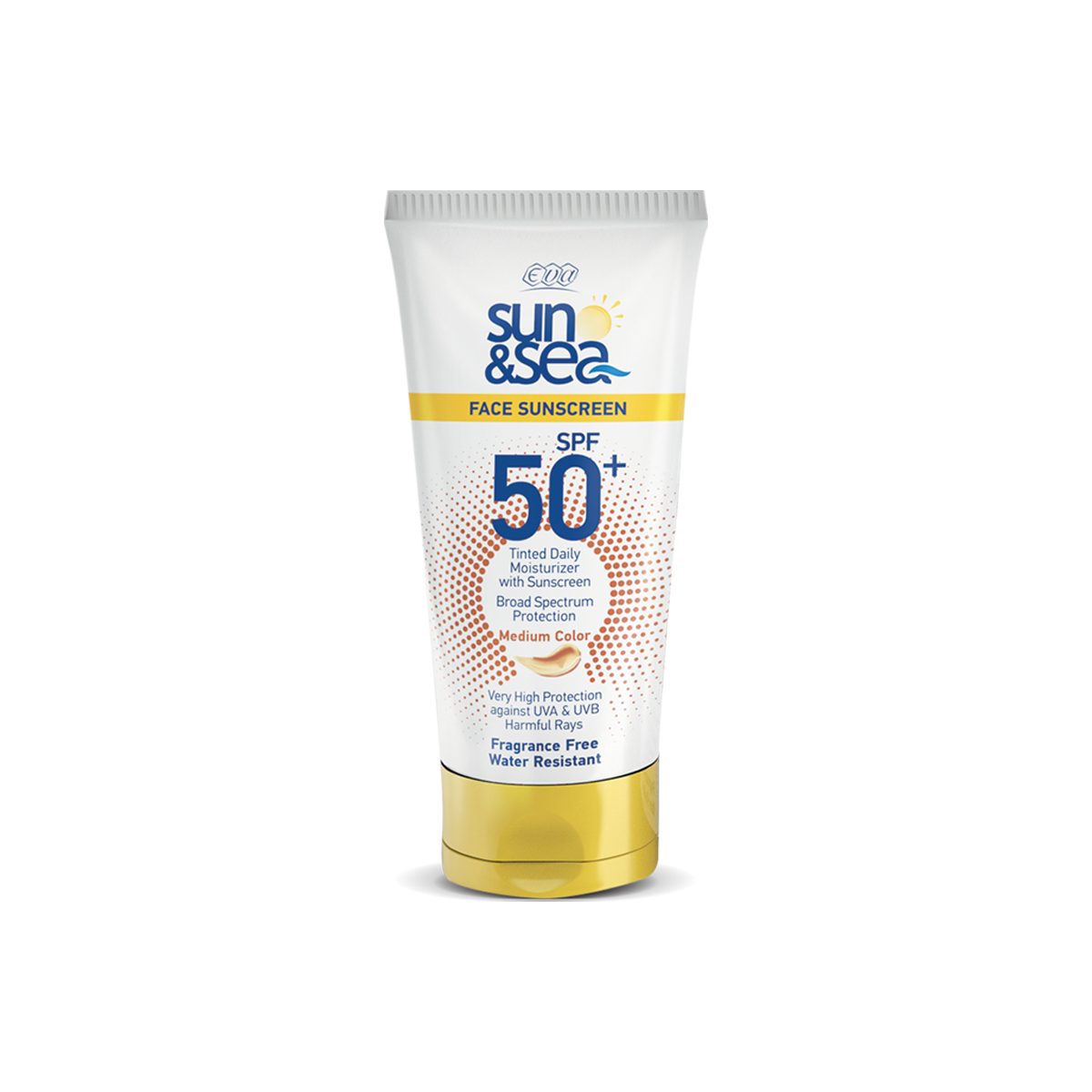EVA SUNSCREEN CREAM MEDIUM COLOR 40ML.