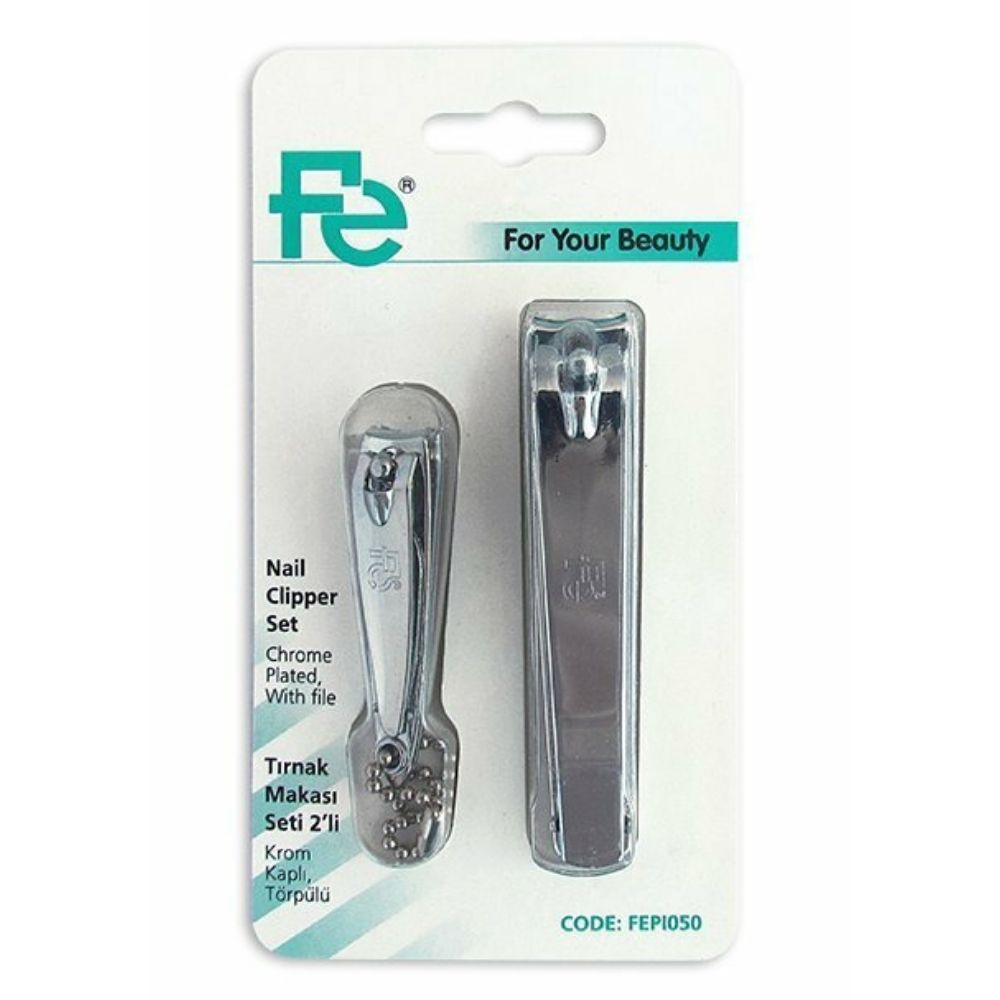 FE NAIL CLIPPERS SET 2 PCS (FEPI050)