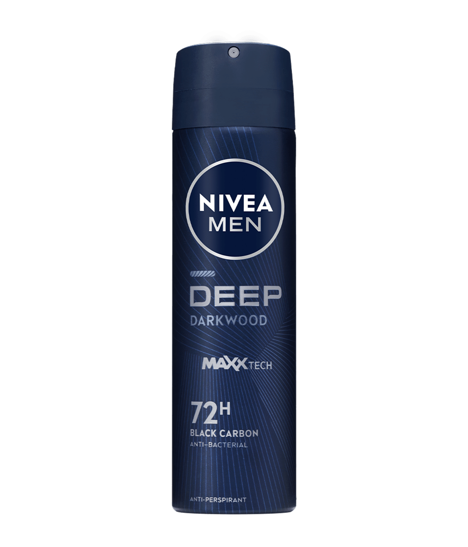 NIVEA SPRAY DEEP DARK WOOD (M)150ML.