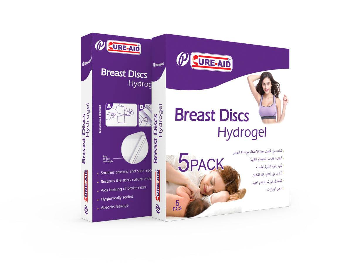 CURE AID BREAST DISCS HYDROGEL 5 PCS
