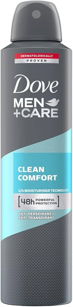 DOVE SPRAY MEN+CARE CLEAN COMFORT 250ML