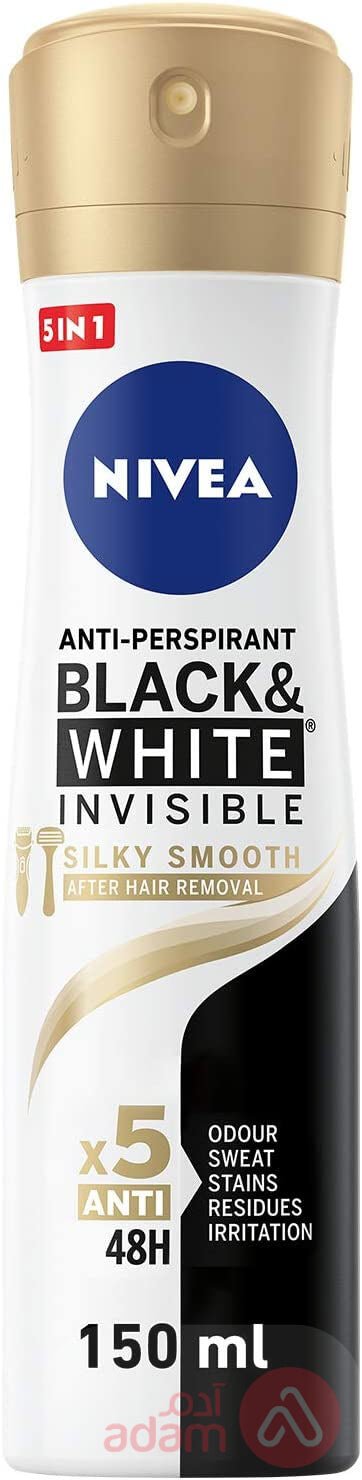 NIVEA SPRAY B&W GOLD (W)150ML OFF20