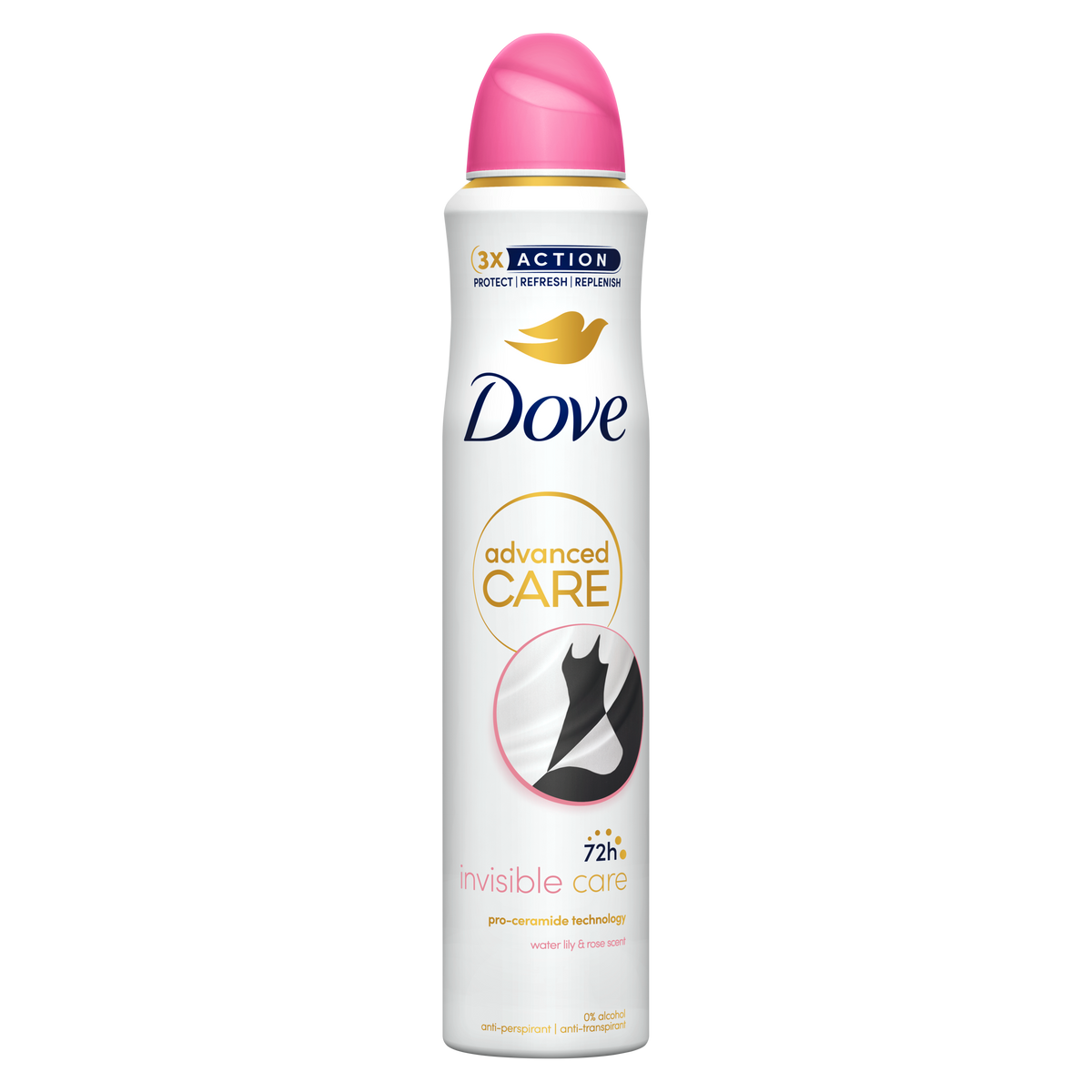 DOVE SPRAY INVISIBLE CARE 250ML