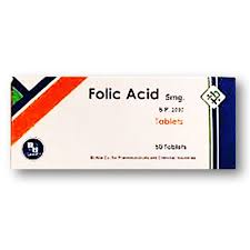 FOLIC ACID 5 MG 30 TAB