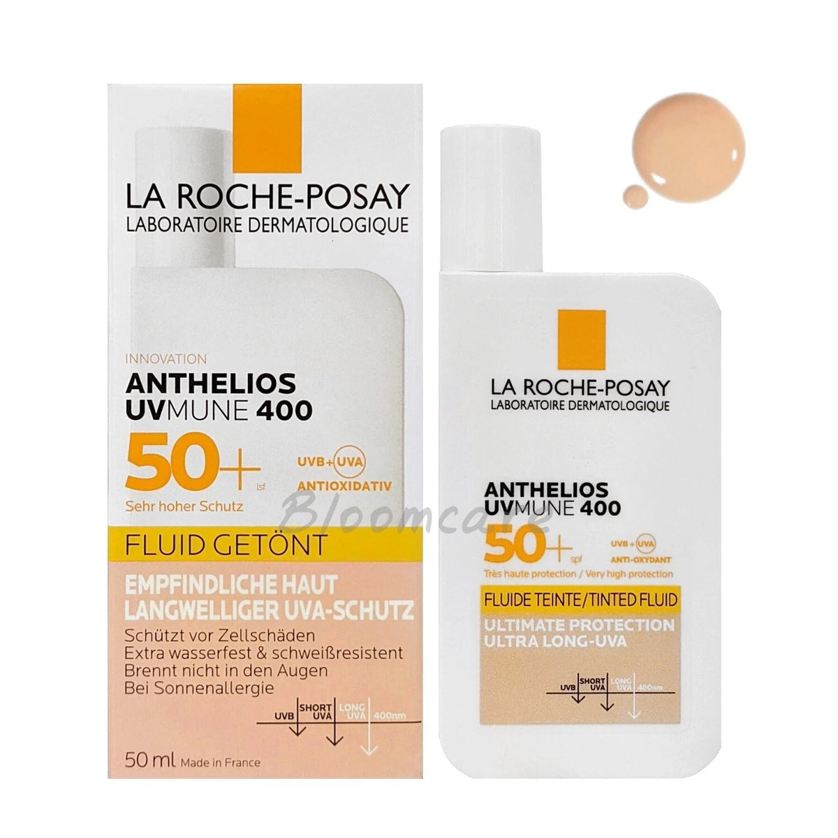 LA ROCHE ANTHELIOS TINTED FLUID 50ML.