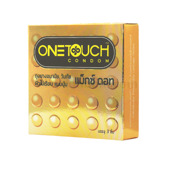 ONE TOUCH CONDOM MAXX DOT 3P