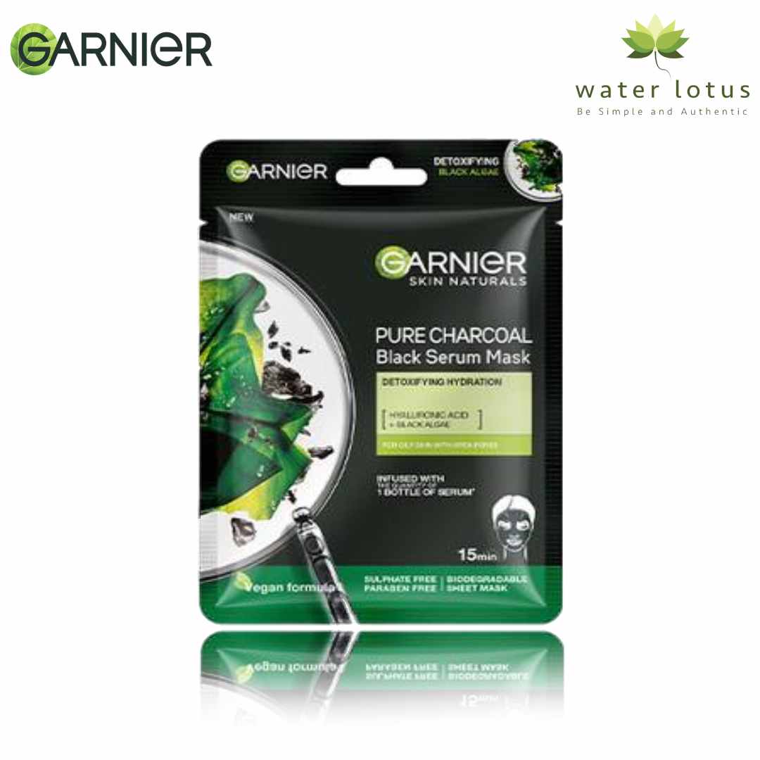 GARNIER BLACK SHEET MASK CHARCOAL 28GM