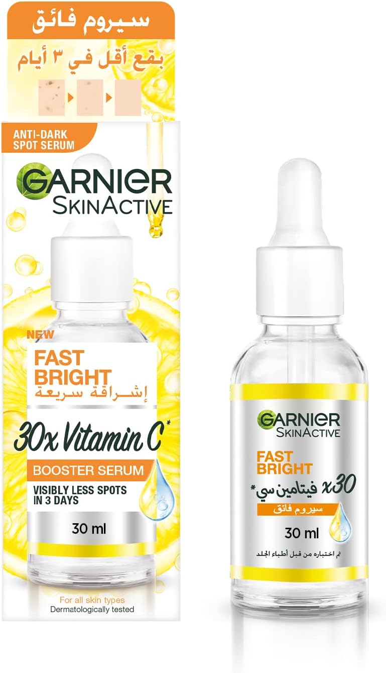 GARNIER SKIN ACTIVE FAST BRIGHT C SERUM 30ML