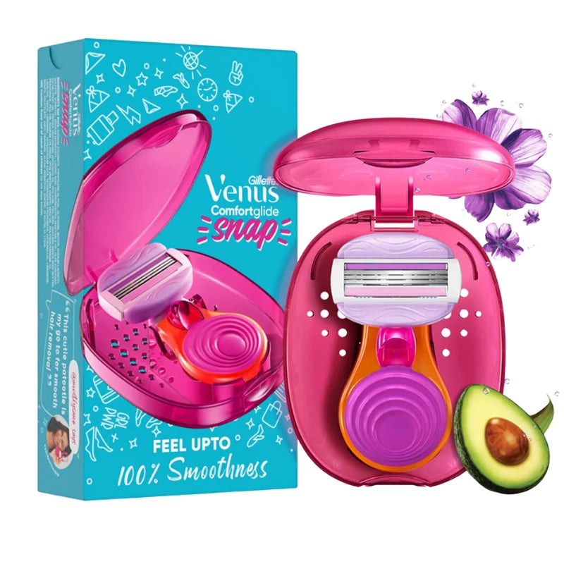 GILLETTE VENUS SNAP PINK AVOCADO OIL 5 BLADES