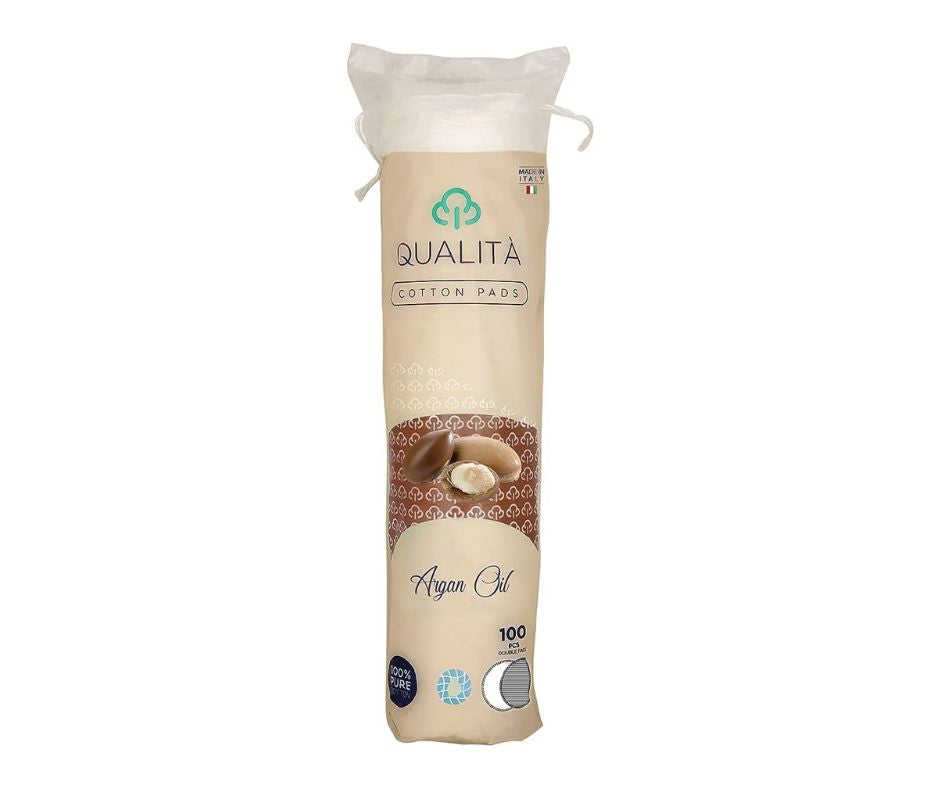 QUALITA COTTON PADS ARGAN OIL 100PCS