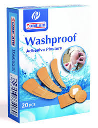 CURE AID WASHPROOF 20 PLASTERS