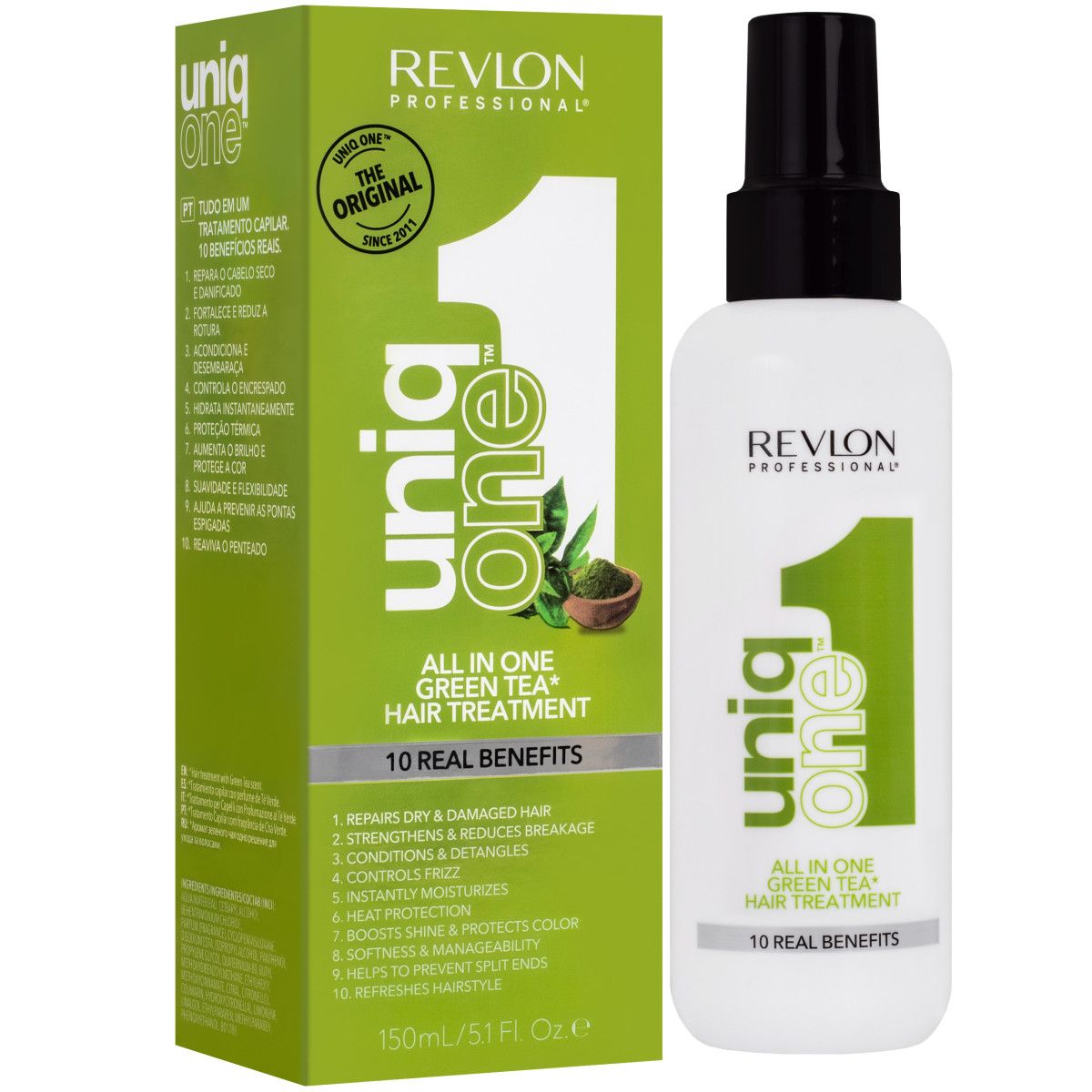 REVLON UNIQ ONE SPRAY GREEN TEA SCENT