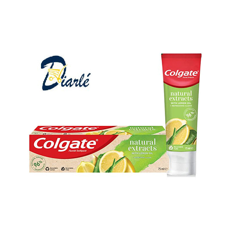 COLGATE. NATURAL EXTRACTS WITH LEMON OIL 75ML