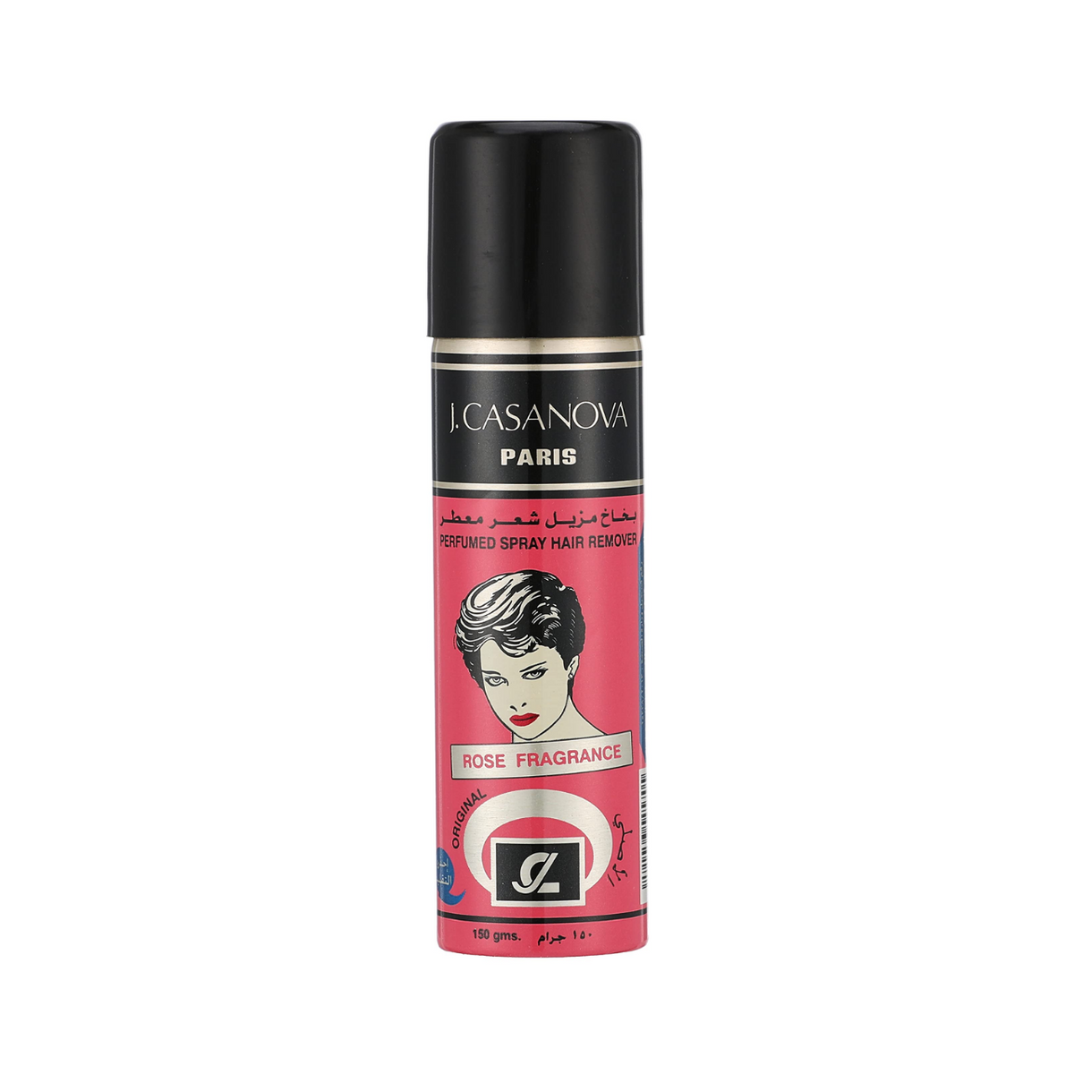 J.CASANOVA HAIR REMOVER SPRAY ROSE 150ML