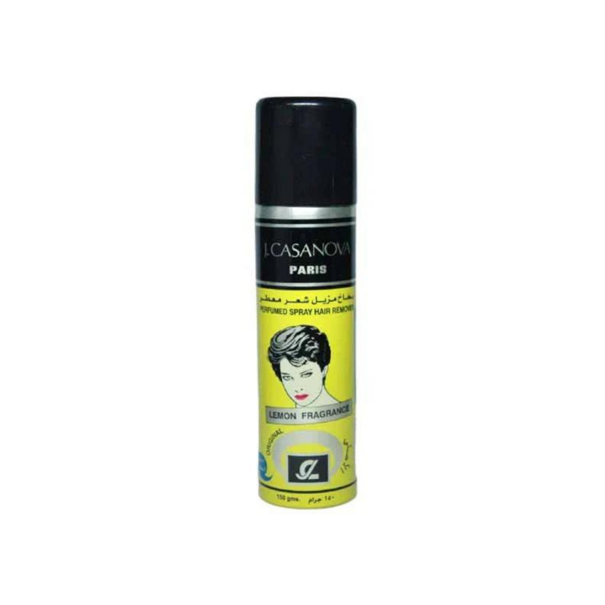 J.CASANOVA HAIR REMOVER SPRAY LEMON 150ML