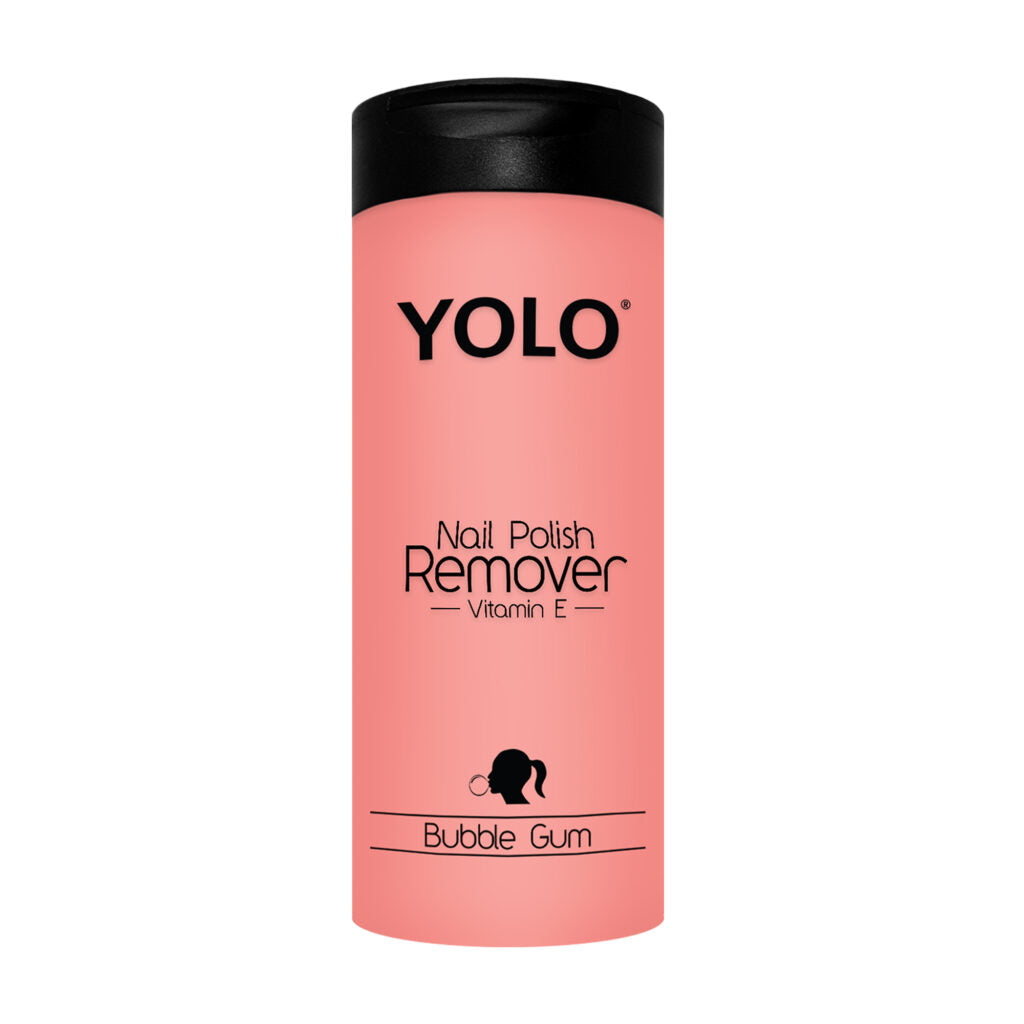 YOLO NAIL POLISH REMOVER 135ML BUBBLE GUM