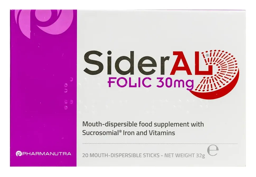SIDERAL FOLIC 20 ORODISPERSIBLE STICKS