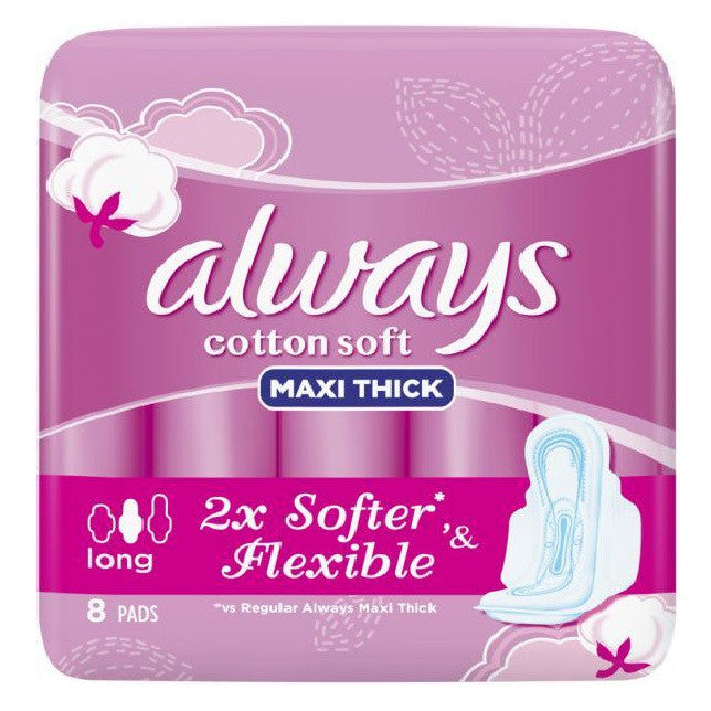 ALWAYS MAXI COTTON EX LONG 26 PADS