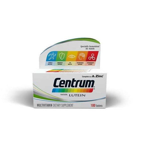 CENTRUM WITH LUTEIN 100 TAB