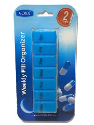 VOXX WEEKLY PILLBOX 2 TIMES