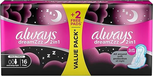 ALWAYS MAXI EXTRA LONG DREAMZZ 2X1 16PADS
