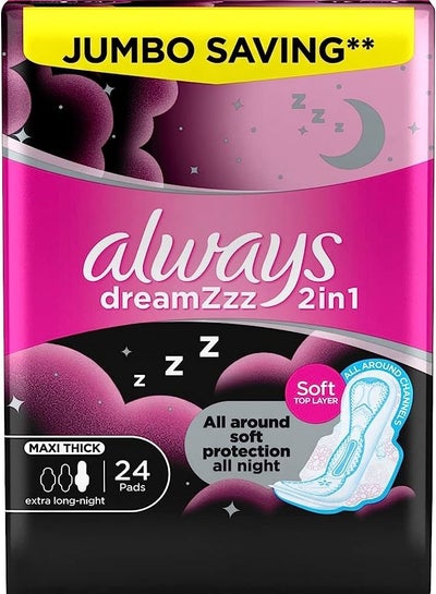 ALWAYS MAXI DREAMZ EXTRA LONG 24 PADS