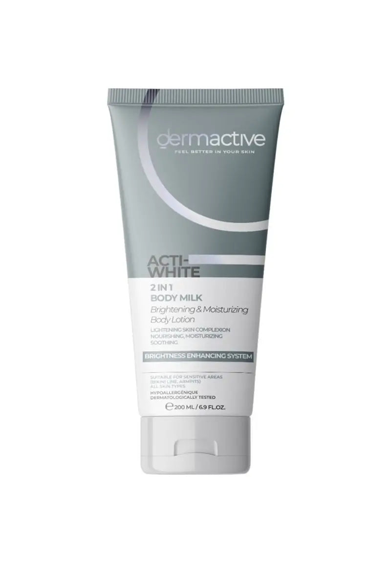 DERMA ACTIVE ACT-WHITE 2X1 BODY MILK 200ML