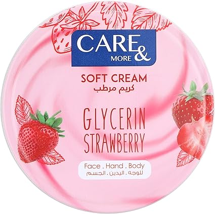 CARE AND MORE SOFT CREAM GLYCERIN STRAWBERRY 75 ML