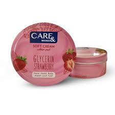 CARE AND MORE SOFT CREAM GLYCERIN STRAWBERRY125 ML