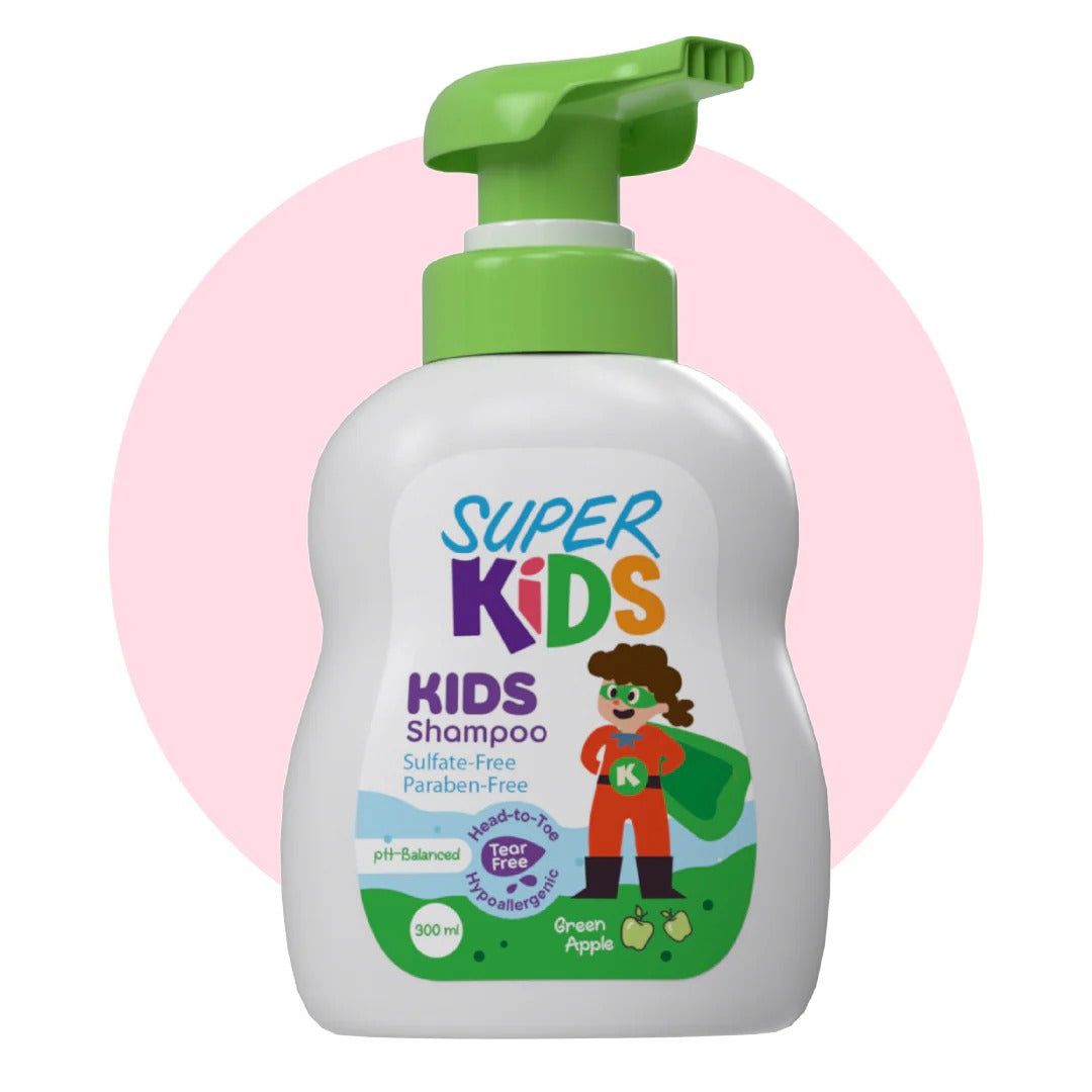 SUPERKIDS SHAMPOO GREEN APPLE 300ML