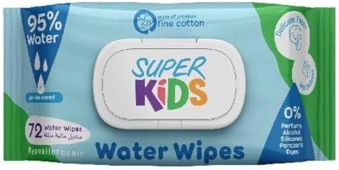 SUPERKIDS WATER WIPES 72PCS