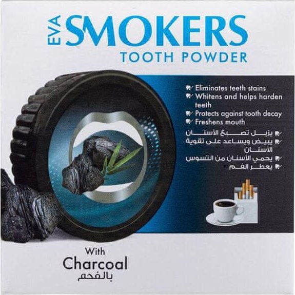 EVA SMOKERS POWDER CHARCOAL 50 GM