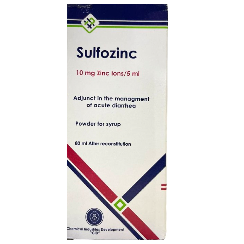 SULFOZINC 10MG 5ML SYRUP 80ML س . ج