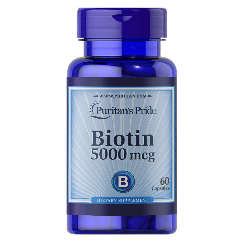 PURITAN BIOTIN 5000 MCG 60 TAB