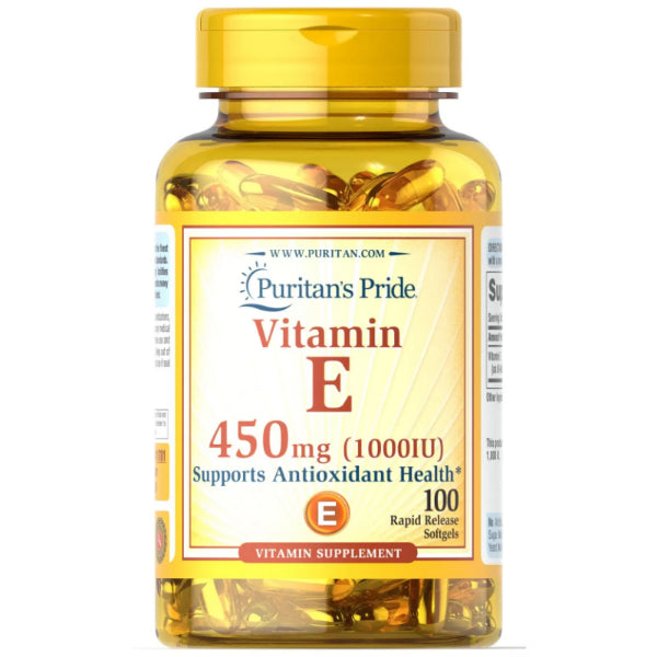 VIT E 400MG (1000 IU) 100 SOFTGEL (PURITANS PRIDE)