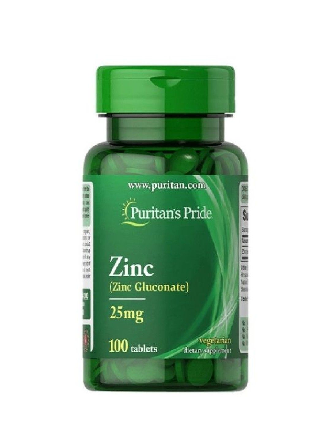 PURITAN ZINC 25 MG 100 TAB