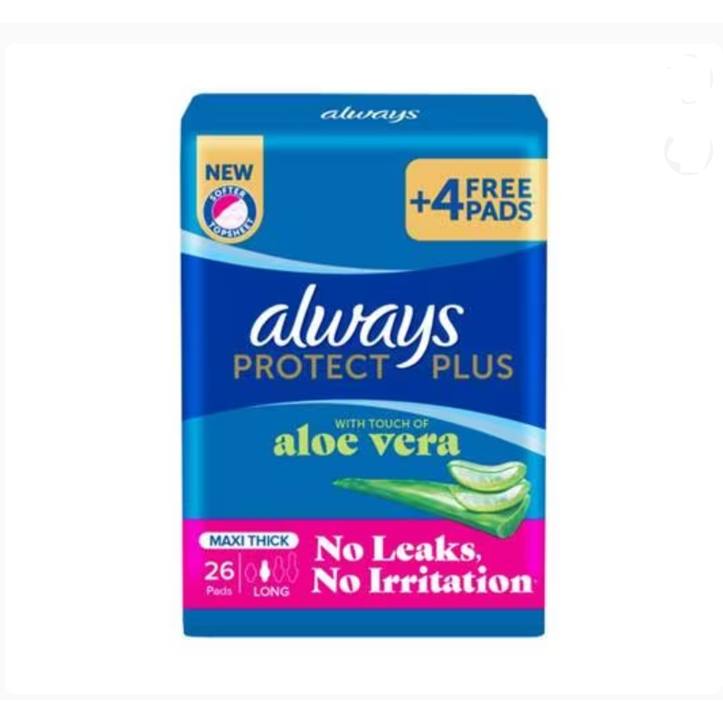 ALWAYS PROTECT PLUS MAXI LONG 26 PADS