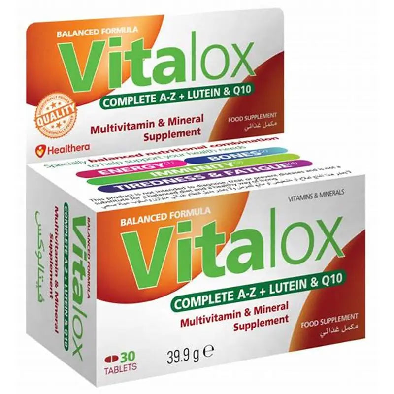 VITALOX COMPLETE A-Z + LUTEIN & Q10 30 TAB