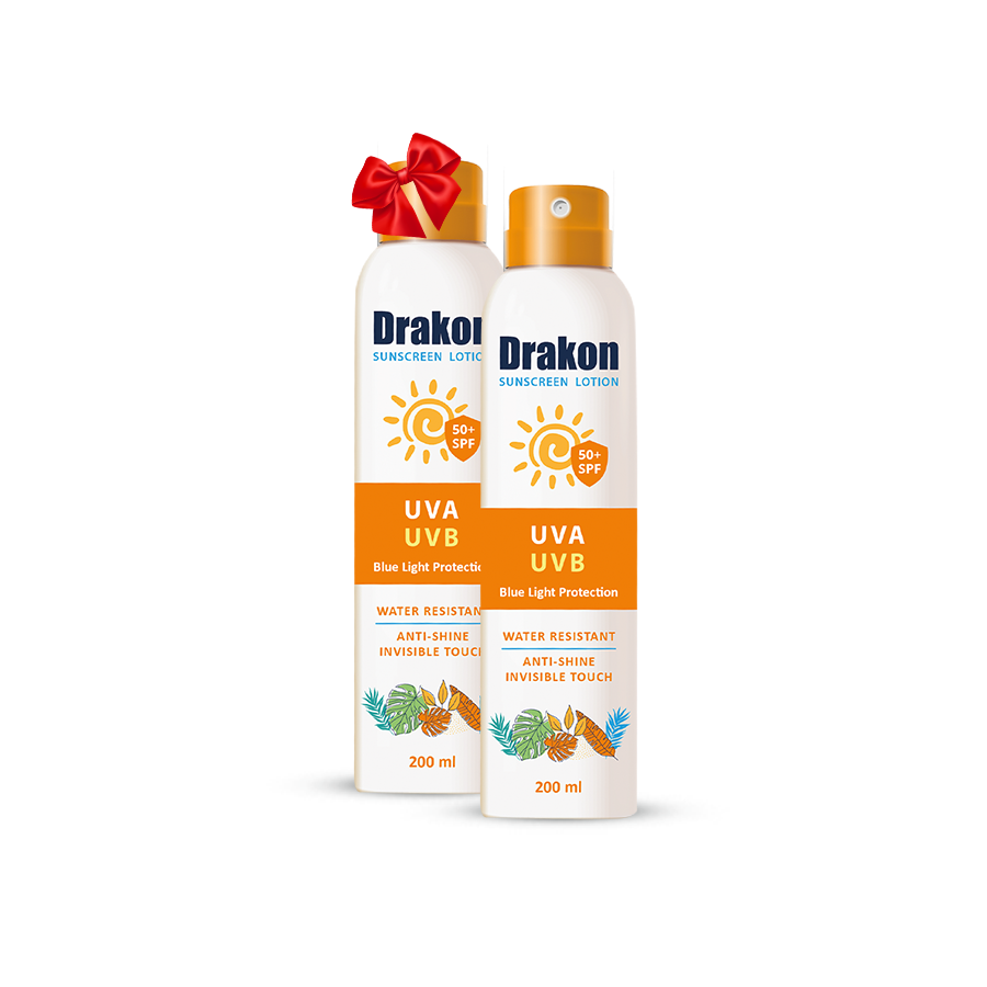 DRAKON SUNSCREEN LOTION INVISIBLE TOUCH OFF 1+1