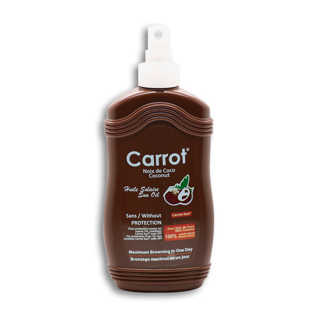 CARROT SUN OIL 200ML (COCONUT)
