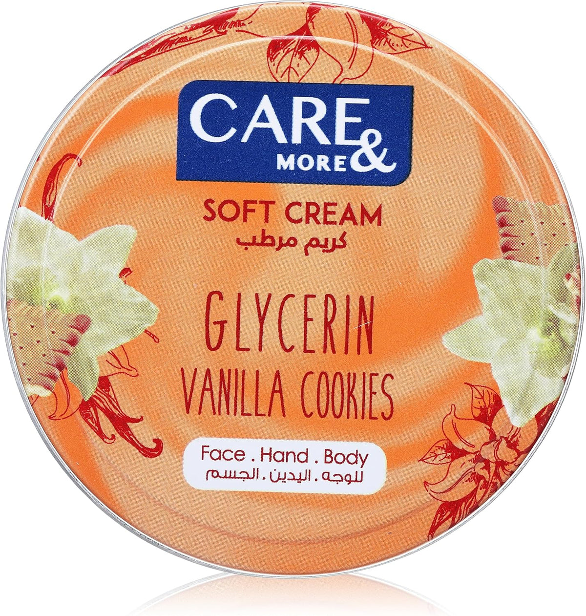 CARE AND MORE SOFT CREAM GLYCERIN VANILLIA 125ML